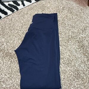 High-Waist Navy Leggings